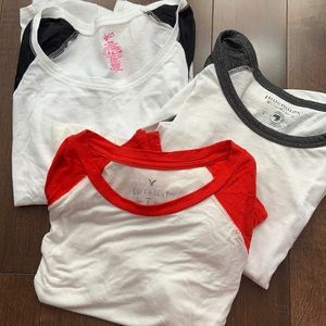 3 Baseball Tees